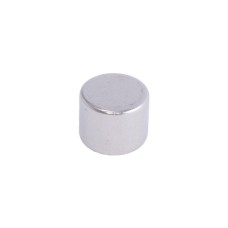 Магніт NdFeB, диск/циліндр D10 x 8 mm (N38), Ni + Cu + Ni (нікель) HHII