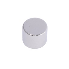 Магніт NdFeB, диск/циліндр D12 x 10 mm (N38), Ni + Cu + Ni (нікель) HHII