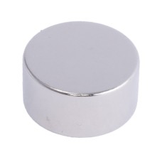 Магніт NdFeB, диск/циліндр D18 x 9 mm (N38), Ni + Cu + Ni (нікель) HHII