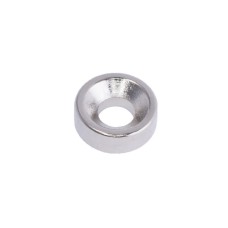 Магніт NdFeB, Шайба під потай D8 x d6/3.5 x 3 mm (N52), Ni + Cu + Ni (нікель) HHII