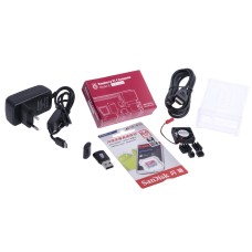 Мікрокомп'ютер Raspberry Pi 4GB Model B + набір (корпус, радіатори, вентилятор, SD, HDMI, БЖ)