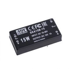 DC/DC перетворювач 15W, MeanWell SKA15B-15