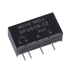 DC/DC перетворювач 1W, MeanWell SPU01N-12