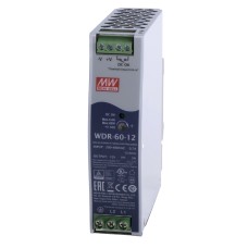 Блок живлення на DIN-рейку 60W 12V WDR-60-12 MeanWell