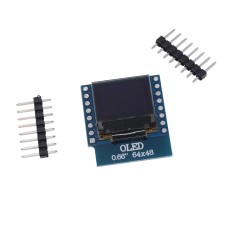 Шилд WeMos для ESP8266 D1 Mini — OLED-дисплей 64×48 0.66