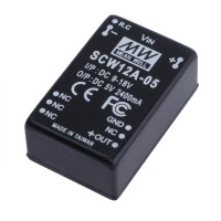 DC/DC преобразователь 12W, MeanWell SCW12A-05