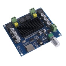 Цифровий підсилювач звукових частот (ПЗЧ) стерео 2.0 клас D на TDA7498 з Bluetooth 5.0, TF card, AUX 2 * 100Вт