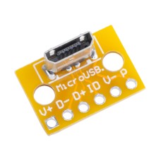 Модуль роз'єм MicroUSB на платі