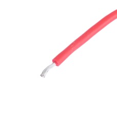 Силіконовий провід 24AWG (0.2mm²-40/0.08TS) червоний