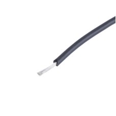 Силіконовий провід 22AWG (0.3mm²-60/0.08TS) чорний