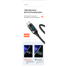 Кабель USB US-SJ546 U78 (USAMS) Type-C – Type-C 100W PD Fast Charging & Data Cable (USAMS) 1.2м білий