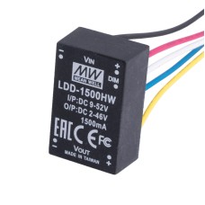 Блок живлення для світлодіодів DC/DC 1500mA, 2...46VDC, LDD-1500HW MeanWell
