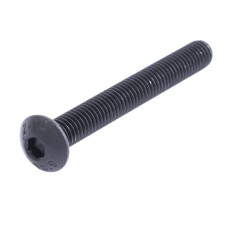 Гвинт з сферичною головкою M5x25mm (клас 10.9, чорний, внутрішній шестигранник, ISO7380)