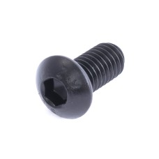 Гвинт з сферичною головкою M6x12mm (клас 10.9, чорний, внутрішній шестигранник, ISO7380)