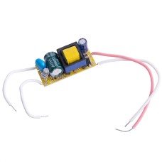 Драйвер для світлодіодів 4-7W без корпуса, 240-260mA @ DC 12-26V, AC 90-265V, 33x16x15mm