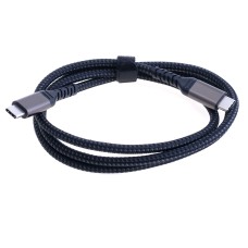 Кабель USB type-C -> USB type-C чорний, довжина 1 метр LJ