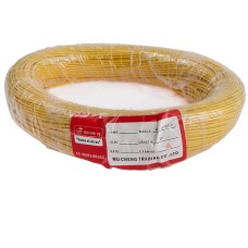 Провід багатожильний 0.3mm² (22AWG/16xD0.15mm, мідь, PVC), жовтий