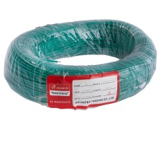 Провід багатожильний 0.5mm² (20AWG/16xD0.20mm, мідь, PVC), зелений