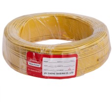 Провід багатожильний 1.0mm² (18AWG/32xD0.20mm, мідь, PVC), жовтий