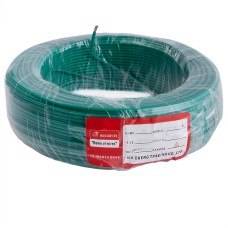 Провід багатожильний 1.0mm² (18AWG/32xD0.20mm, мідь, PVC), зелений