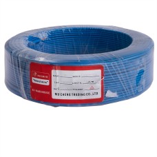 Провід одножильний 1.0mm² (18AWG, 1xD1.13mm, мідь, PVC), синій