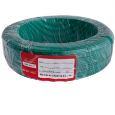 Провід одножильний 1.0mm² (18AWG, 1xD1.13mm, мідь, PVC), зелений
