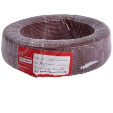 Провід одножильний 1.0mm² (18AWG, 1xD1.13mm, мідь, PVC), коричневий