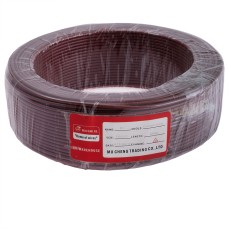 Провід одножильний 1.5mm² (16AWG, 1xD1.38mm, мідь, PVC), коричневий