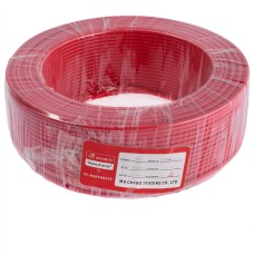 Провід одножильний 2.5mm² (14AWG, 1xD1.78mm, мідь, PVC), червоний