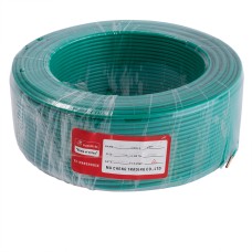 Провід одножильний 4.0mm² (12AWG, 1xD2.25mm, мідь, PVC), зелений