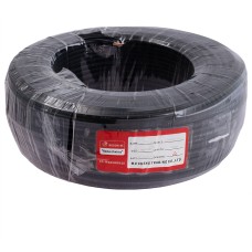 Провід одножильний 6.0mm² (10AWG, 1xD2.76mm, мідь, PVC), чорний