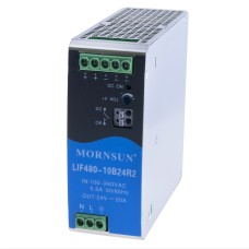 Блок живлення на DIN-рейку 480W 24V LIF480-10B24R2 Mornsun