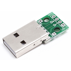 Роз'єм USB 2.0 тип A (male) на платі