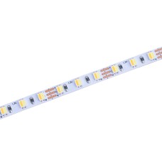 стрічка світлодіодна теплий білий, холодний білий 12W,M LM2835-2WN120-CCT-5MM-12V Leomay