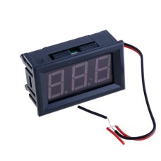 Вбудований вольтметр DC 4,5-30V зелений дисплей 0.56