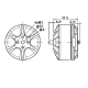 Електродвигун AMN3510-KV550 4-6S Україна