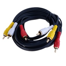 Кабель 3RCA <-> 3RCA 5 метрів. LJ