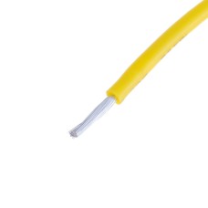 Силіконовий провід 18AWG (0.75mm²-150/0.08TS) жовтий