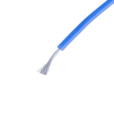 Силіконовий провід 22AWG (0.3mm²-60/0.08TS) синій