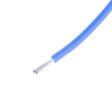 Силіконовий провід 24AWG (0.2mm²-40/0.08TS) синій