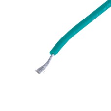 Силіконовий провід 24AWG (0.2mm²-40/0.08TS) зелений