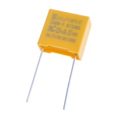 Конденсатор MPX 220nF 275VAC K(±10%), P=10mm, 6x12x13mm X2-224K275VACC3 YY- плівковий YY,JEC