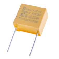 Конденсатор MPX 680nF 275VAC K(±10%), P=15mm, 18x16x10mm X2-684K275VACD5 YY- плівковий YY,JEC