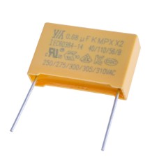 Конденсатор MPX 680nF 275VAC K(±10%), P=22,5mm, 26,5x16,5x7mm X2-684K275VACE2 YY- плівковий YY,JEC
