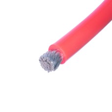 Силіконовий провід 4AWG (25mm²-5000/0.08TS) червоний