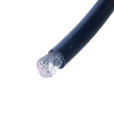 Силіконовий провід 4AWG (25mm²-5000/0.08TS) чорний