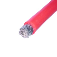 Силіконовий провід 1AWG (50mm²-10000/0.08TS) червоний