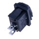 Перемикач KCD1-2-101W black 220V Daier