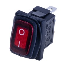 Перемикач KCD1-2-101NW red 12V Daier
