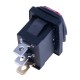 Перемикач KCD1-2-101NW red 12V Daier
